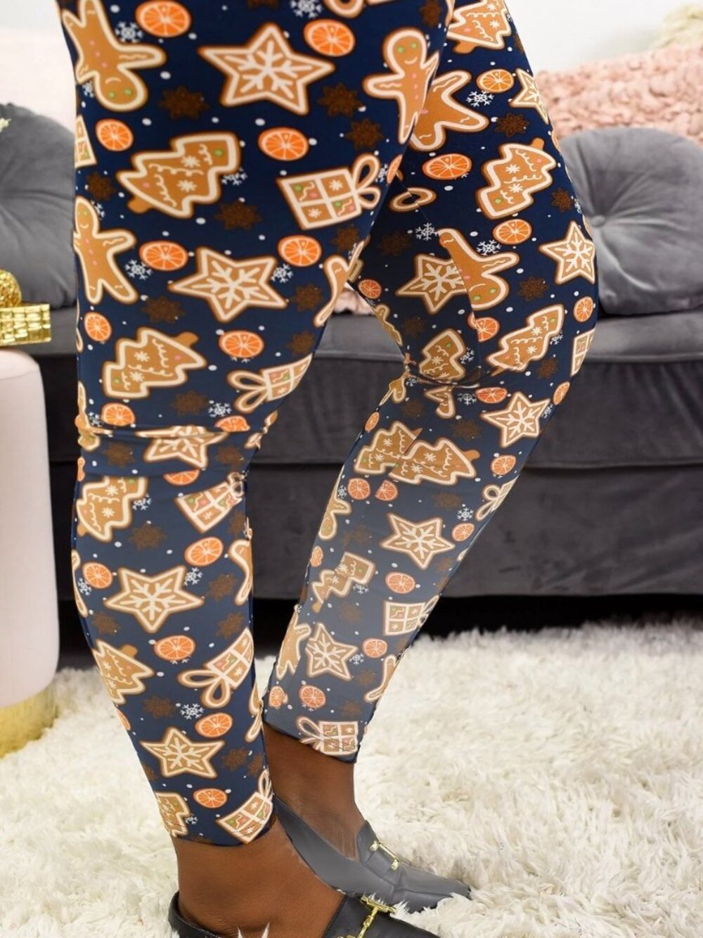 Gingerbread Cookie Leggings